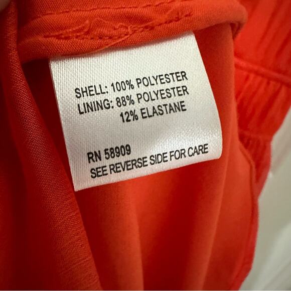 Gianni Bini Rhea Maxi Dress Orange Flowy Wedding Guest Soft Girl Romantic 4 - Picture 10 of 12